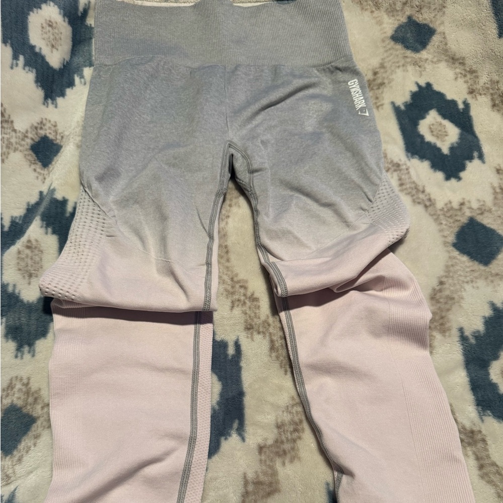 Gymshark Gray and Pink Leggings